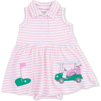 Angel Dear Striped Golf Polo Tennis Dress