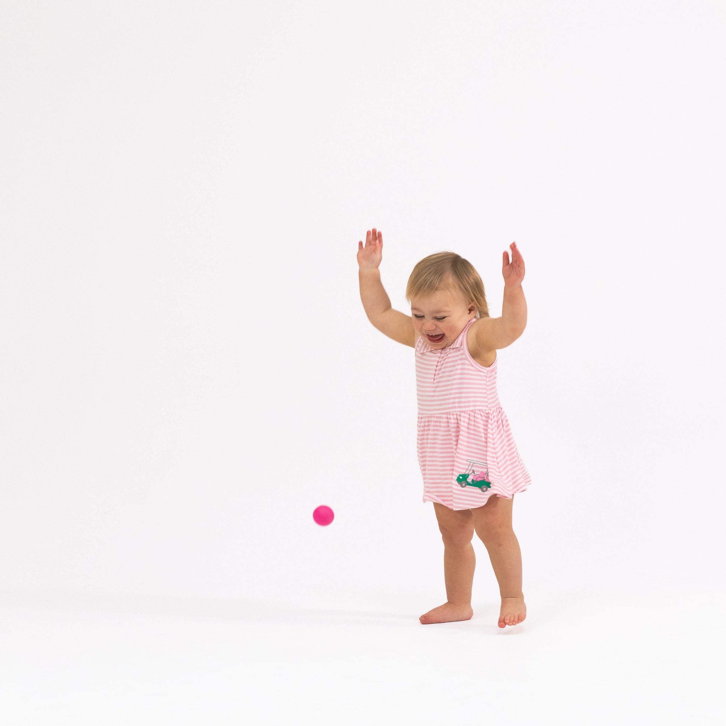 Angel Dear Striped Golf Polo Tennis Dress