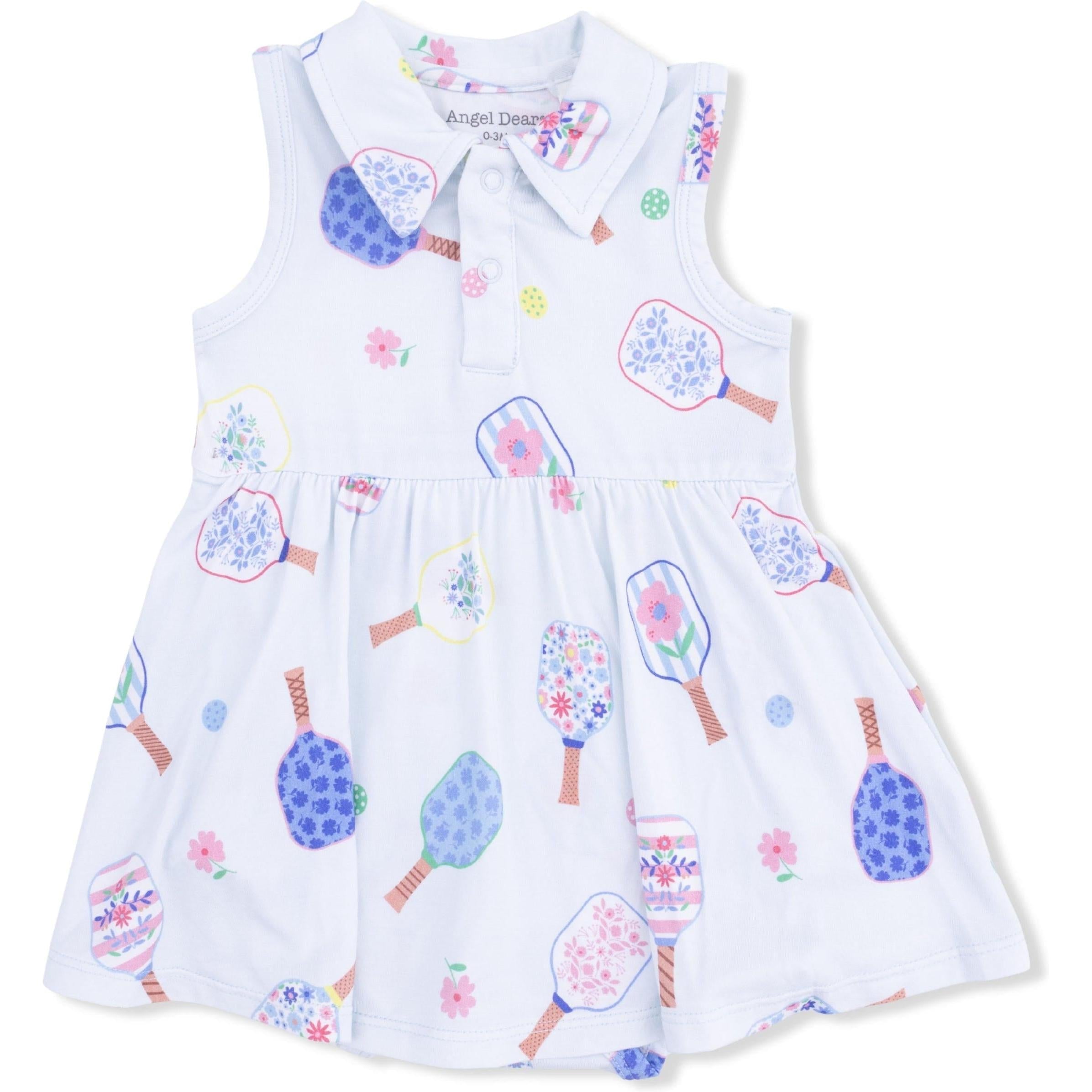 Angel Dear Floral Pickleball Polo Tennis Dress