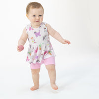 Angel Dear Fancy Dogs Peplum Tank Top and Bike Short