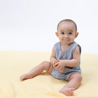 Angel Dear Cute Farm Animals Applique Jon Jon with Short Sleeve Bodysuit