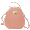 Tiny Treats Jelly Crossbody Bee Bag: Gold