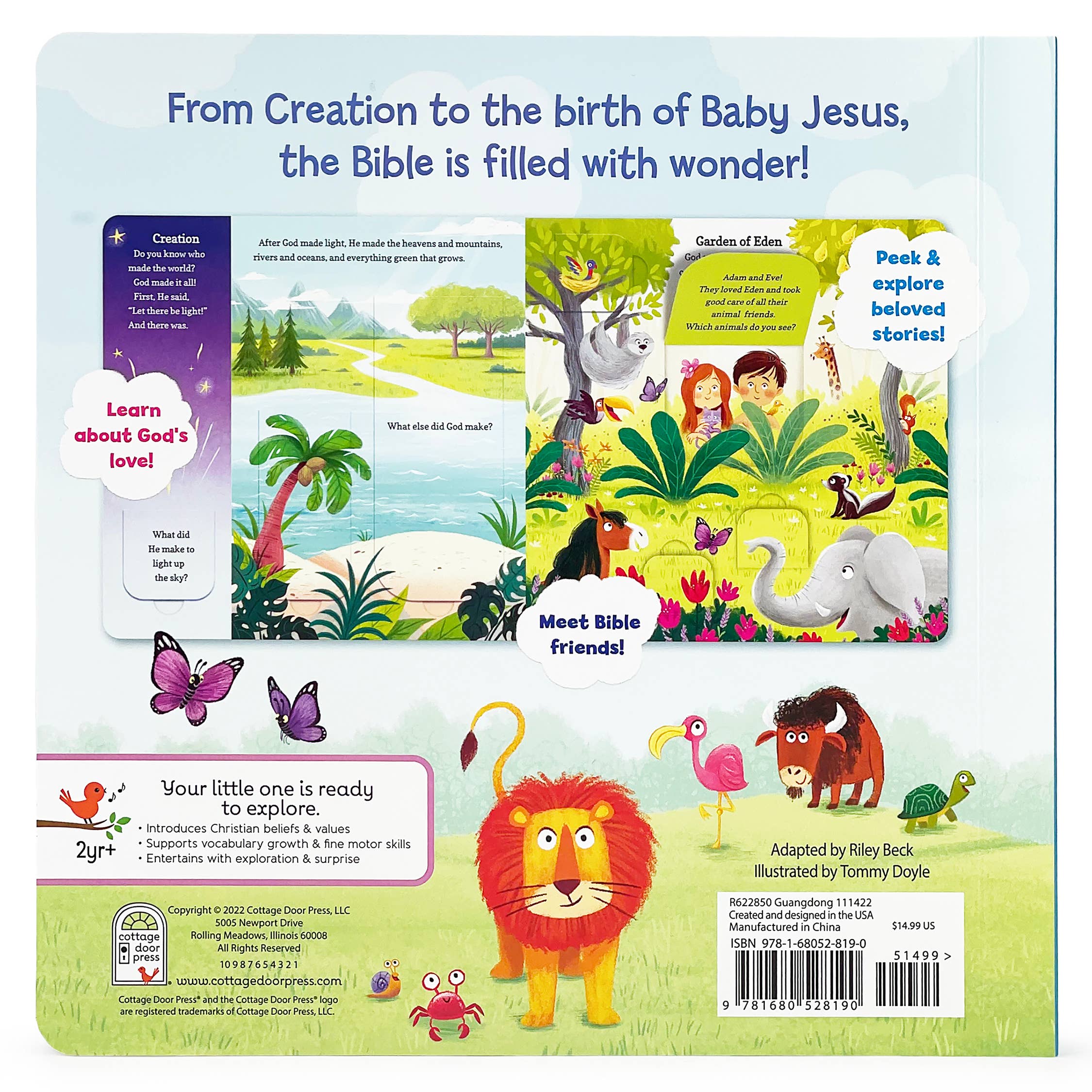 Cottage Door Press - Best-Loved Bible Stories Lift-a-Flap Board Book