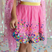 Sweet Wink Raspberry Confetti Tutu - Dress Up Skirt - Kids Tutu