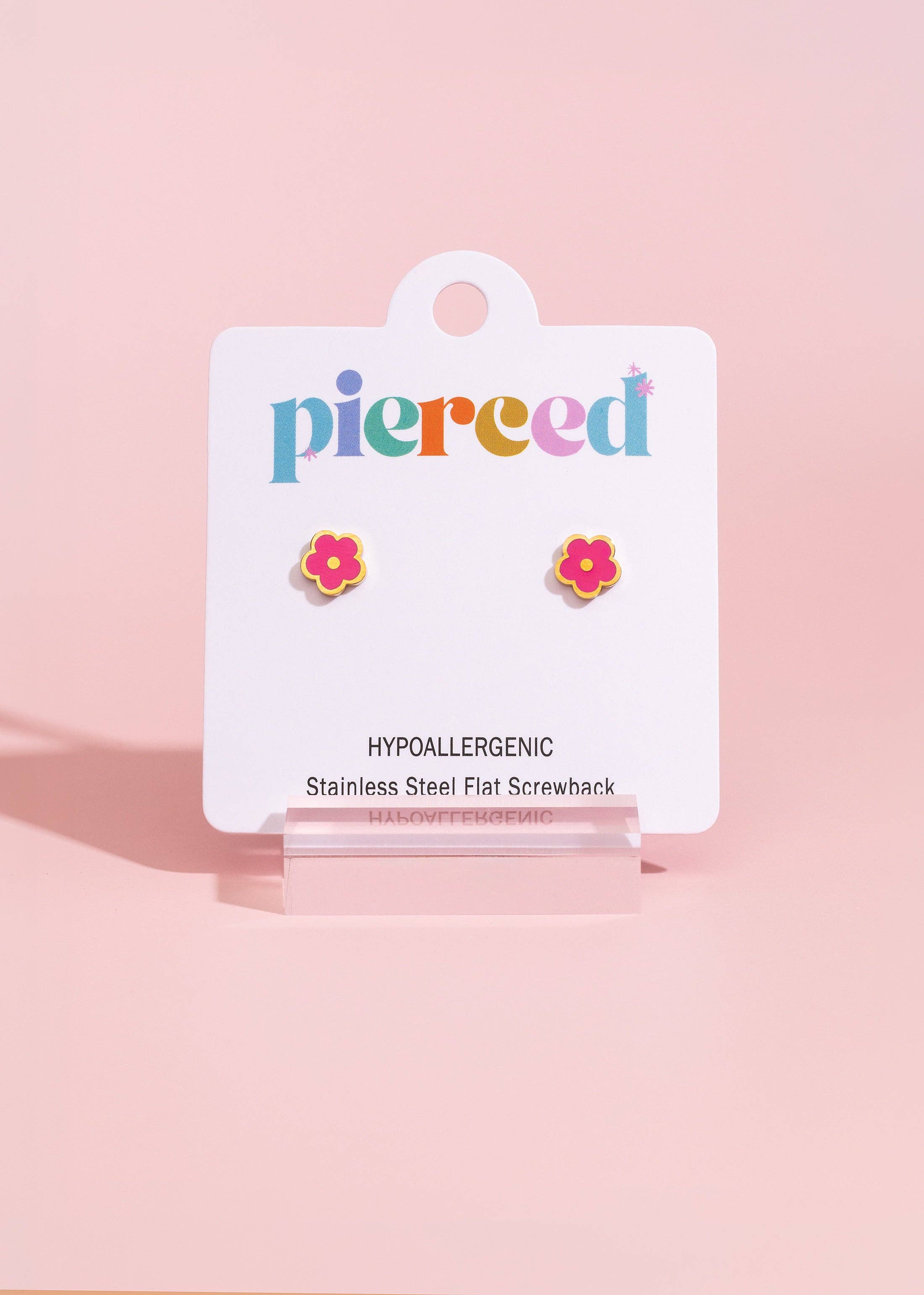 Pierced Co - Hot Pink Flower