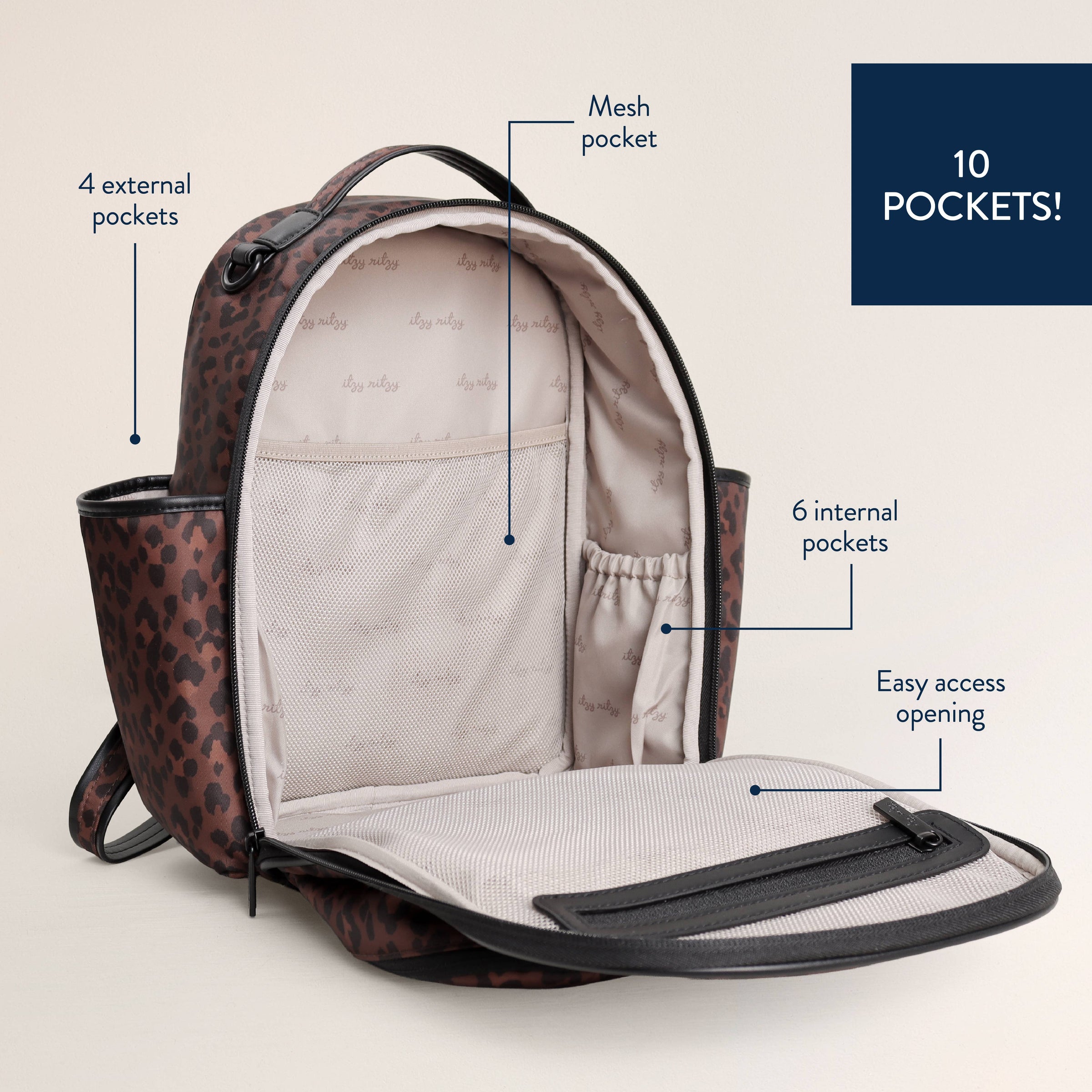 Itzy Ritzy -  Leopard Itzy Mini Plus™