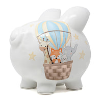 Child To Cherish® - Air Balloon Large Piggy Bank