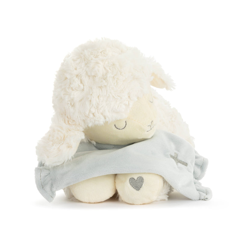 Demdaco Goodnight Prayer Neutral Mechanical Lamb 10x6in