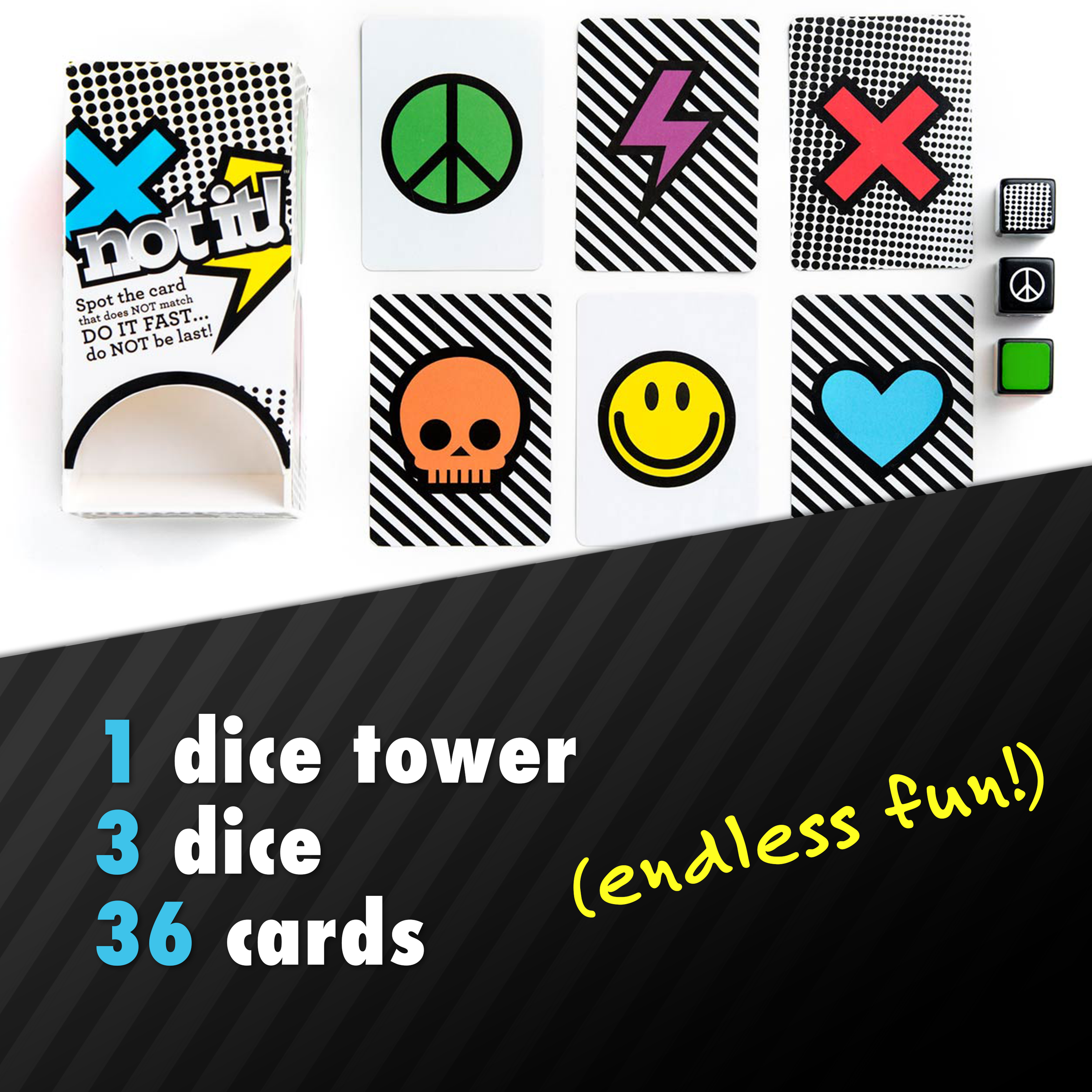 The Good Game Company - Not It! v1.0 - Fast Paced Travel Art Gift Dice Card Game!