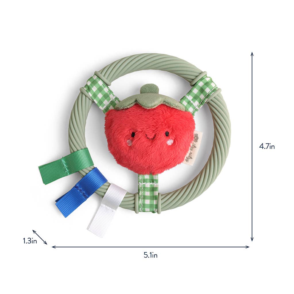 Itzy Ritzy Itzy Ring Pal™ Teething Ring with Plush Character
