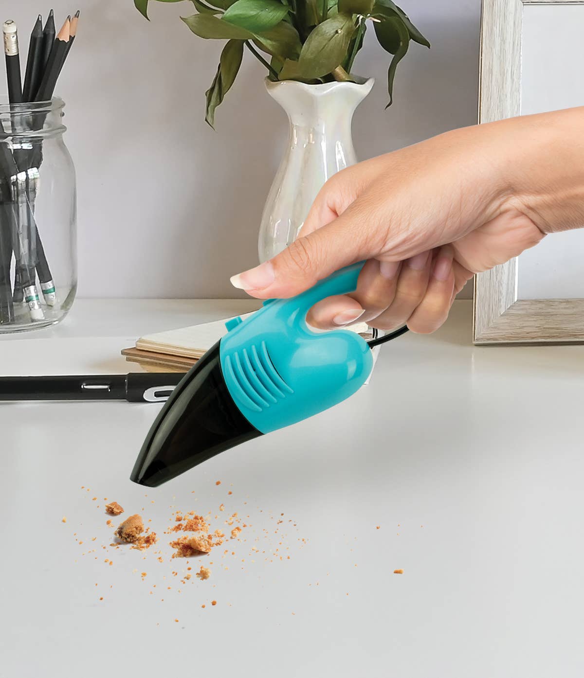 DM Merchandising - Modern Monkey Crumb Catcher USB Desktop Vacuum
