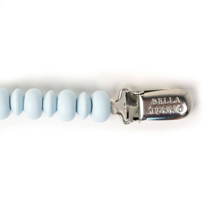 Bella Tunno Light Blue Pacifier Clip