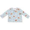 Angel Dear Touchdown Time Grey Mist Long Sleeve Henley
