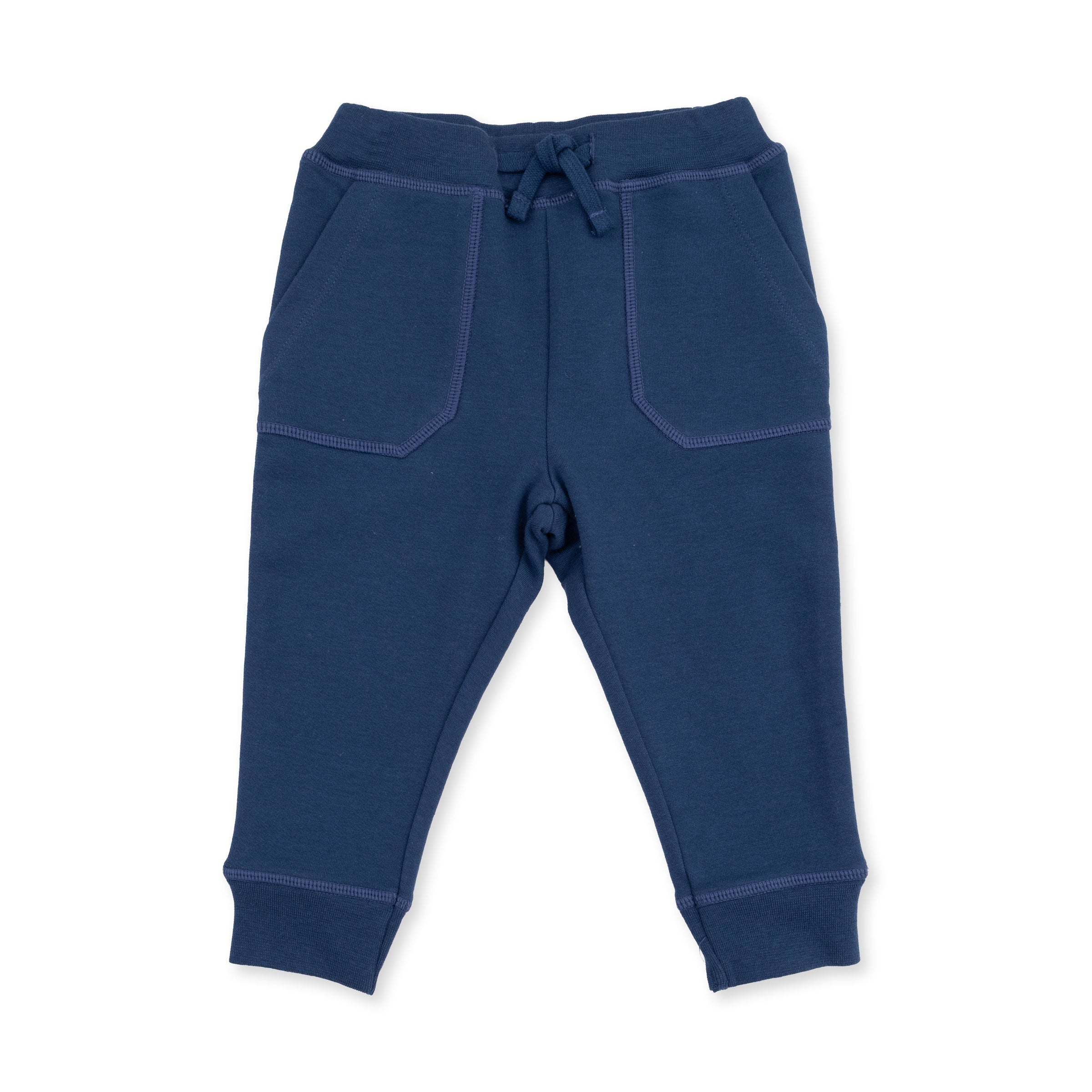 Angel Dear Football Patches Long Sleeve Henley & Jogger