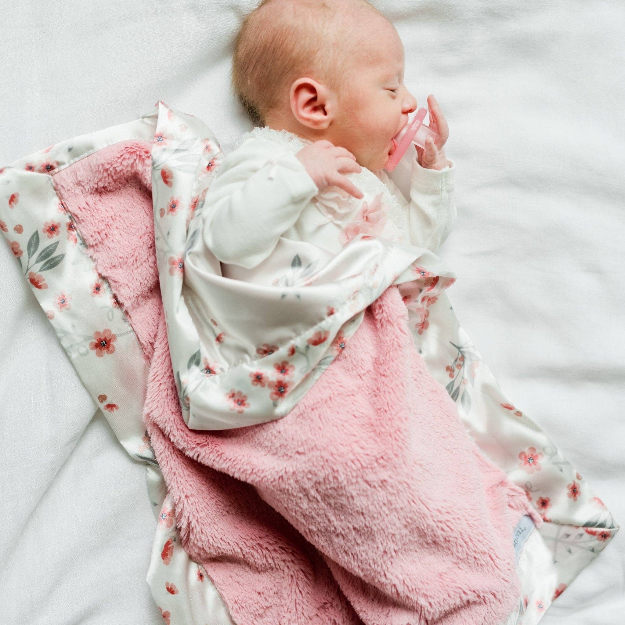 Saranoni Satin Back Receiving Blankets