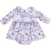 Angel Dear Woodrose Peri Long Sleeve Peter Pan Ruffle Collar Bubble with Skirt