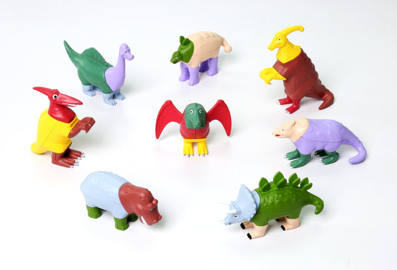 Popular Mini Magnetic Mix or Match Dinosaurs Deluxe