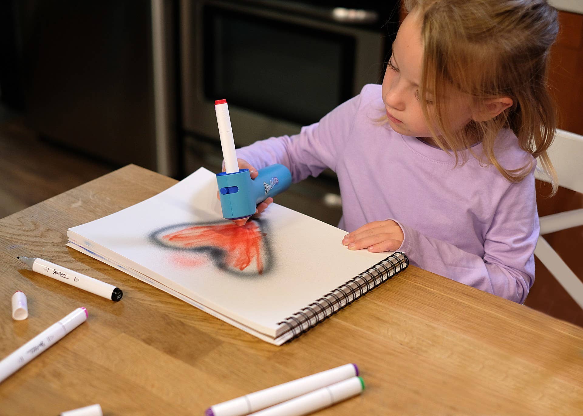 TPG Creations / The Pencil Grip - Aircolor Airbrush Kit (includes Markers & Stencils) TPG-490