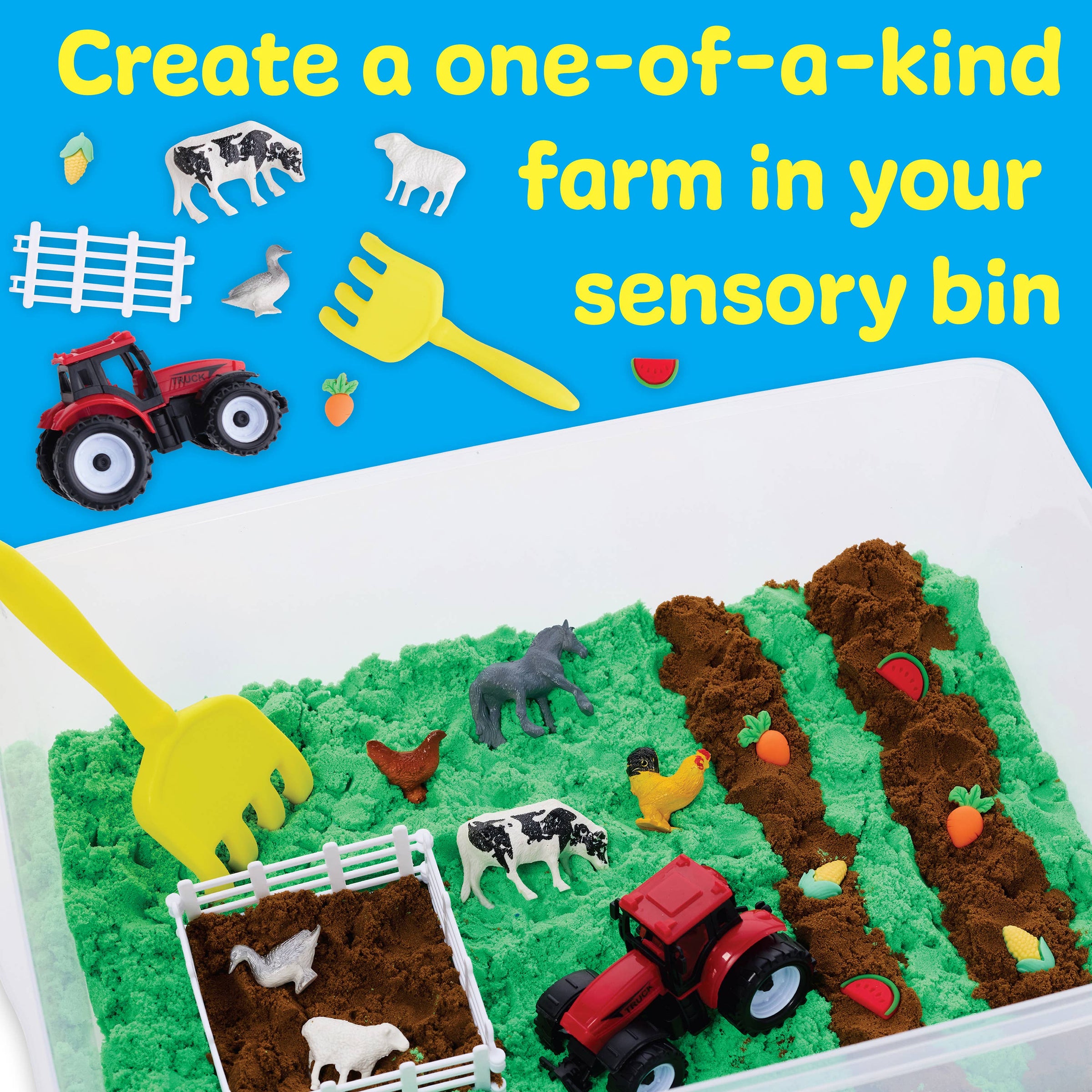 Faber-Castell / Creativity for Kids - Sensory Bin Farm Activity Kit for Kids