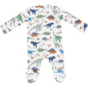 Angel Dear Washy Dinos 2 Way Zipper Footie