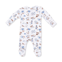 Angel Dear Football Nursery 2 Way Zipper Footie