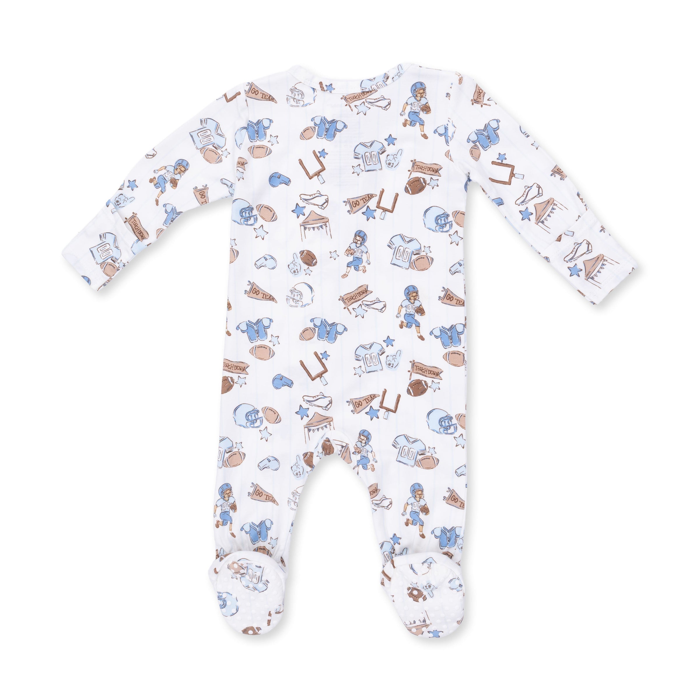 Angel Dear Football Nursery 2 Way Zipper Footie