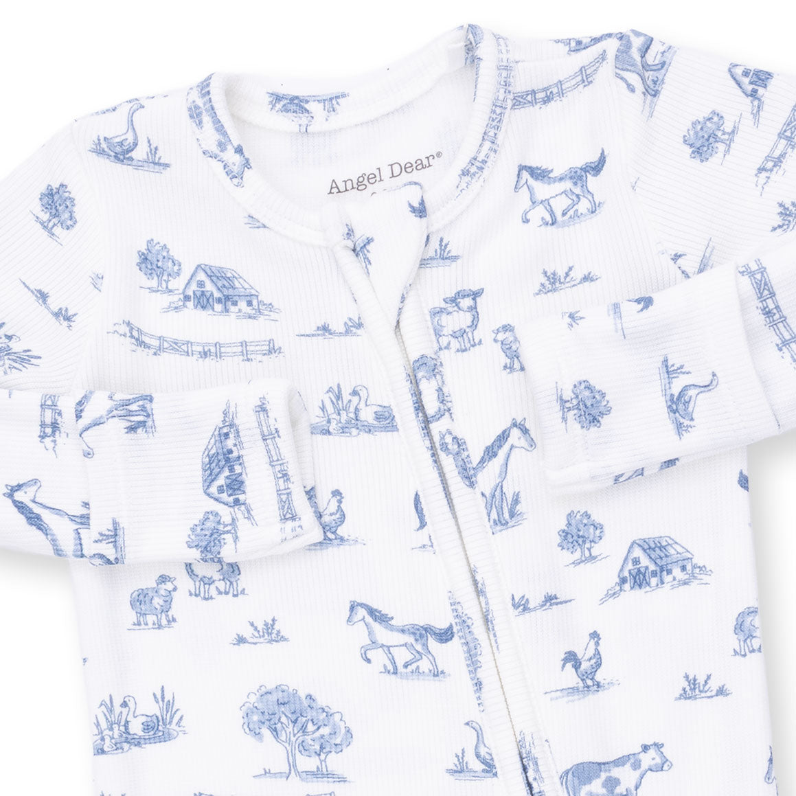 Angel Dear Farm Friends 2 Way Zipper Footie
