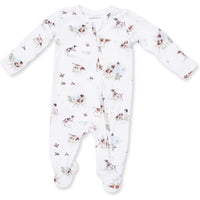 Angel Dear Pointer Pups & Duck Buddies 2 Way Zipper Footie