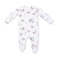 Angel Dear Pointer Pups & Duck Buddies 2 Way Zipper Footie