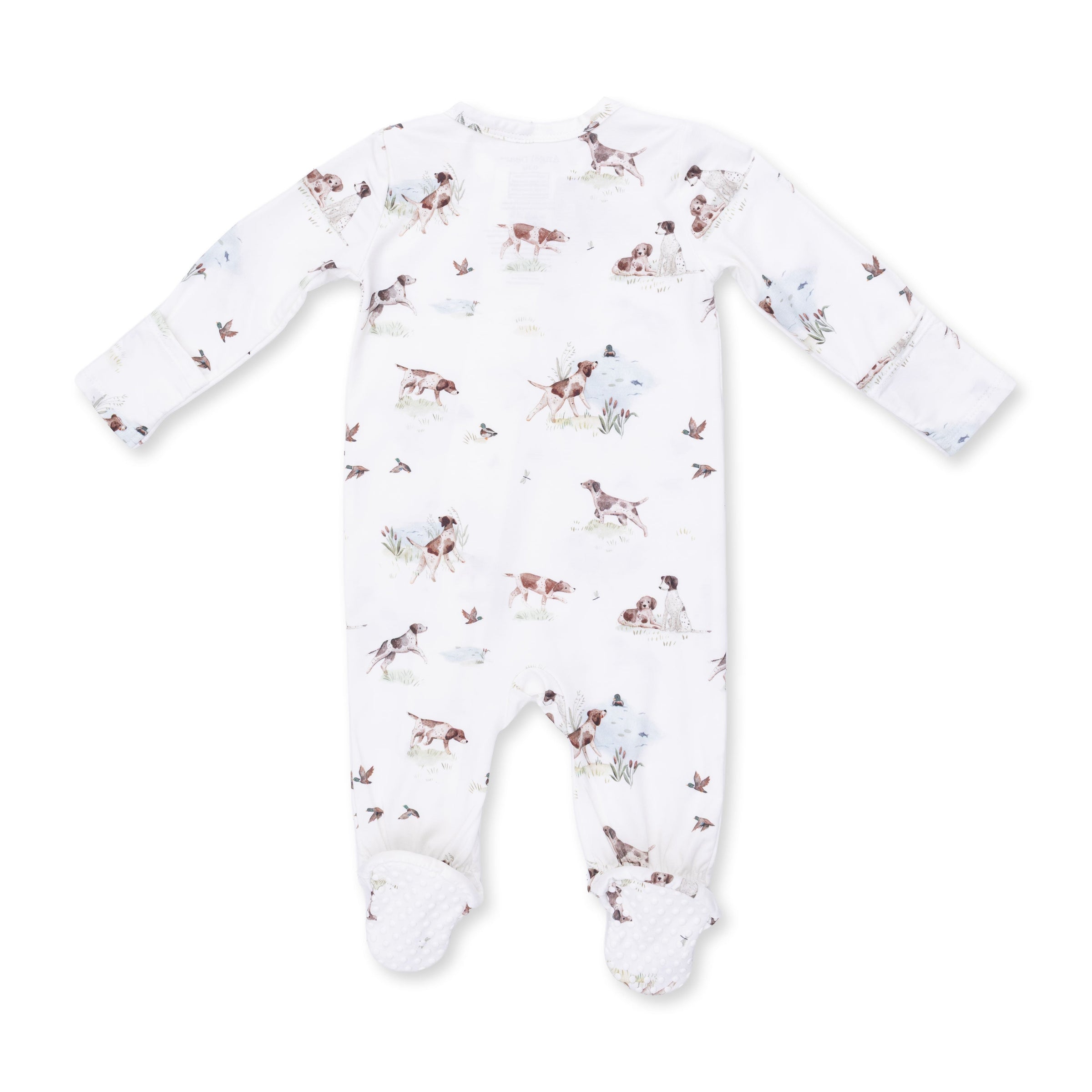 Angel Dear Pointer Pups & Duck Buddies 2 Way Zipper Footie