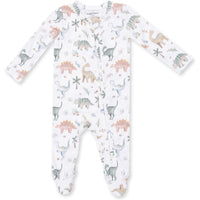Angel Dear Sweet Baby Dinos 2 Way Zipper Footie