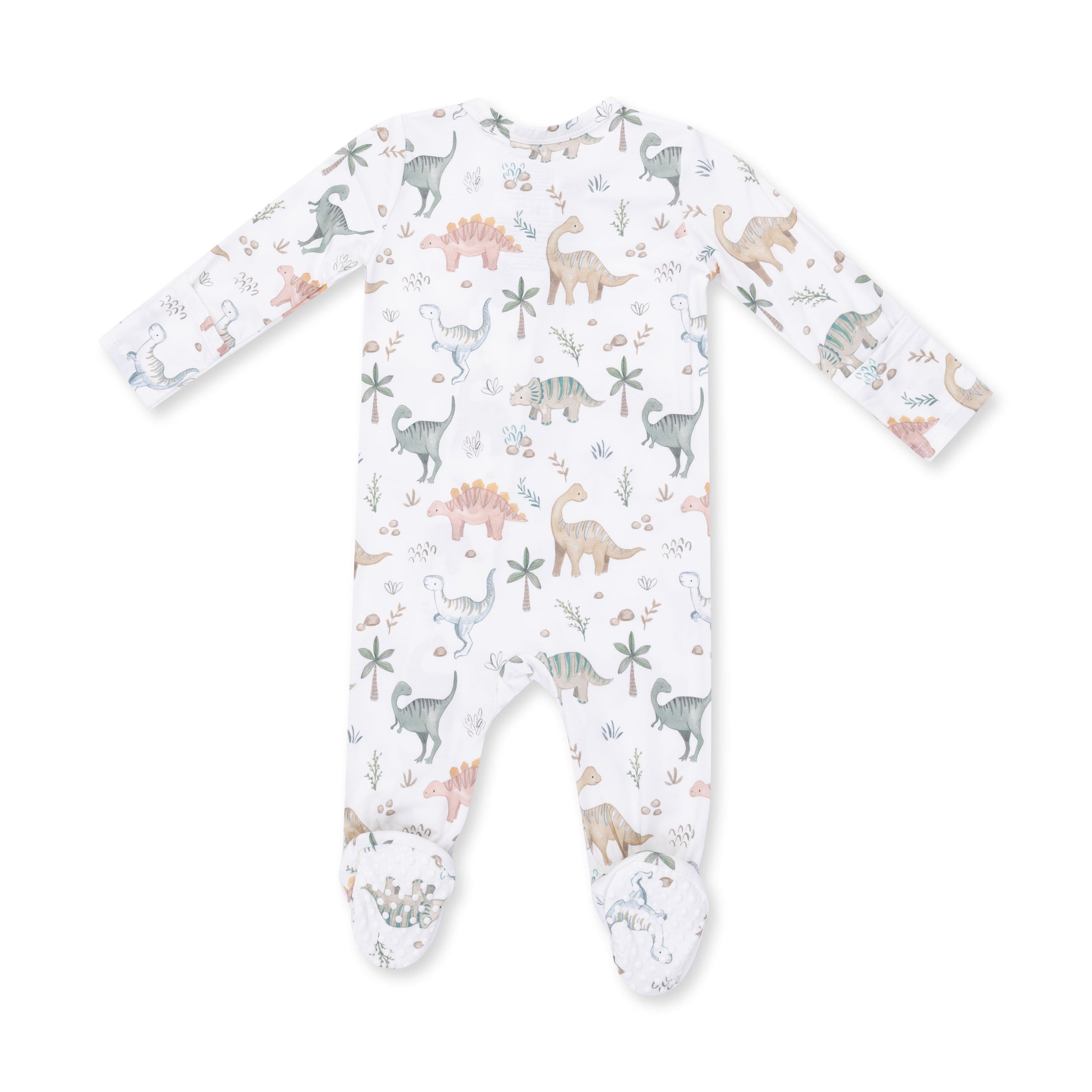 Angel Dear Sweet Baby Dinos 2 Way Zipper Footie