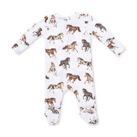 Angel Dear Wild Horses 2 Way Zipper Footie