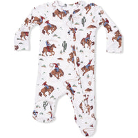 Angel Dear Buckaroo Western 2-Way Zipper Footie