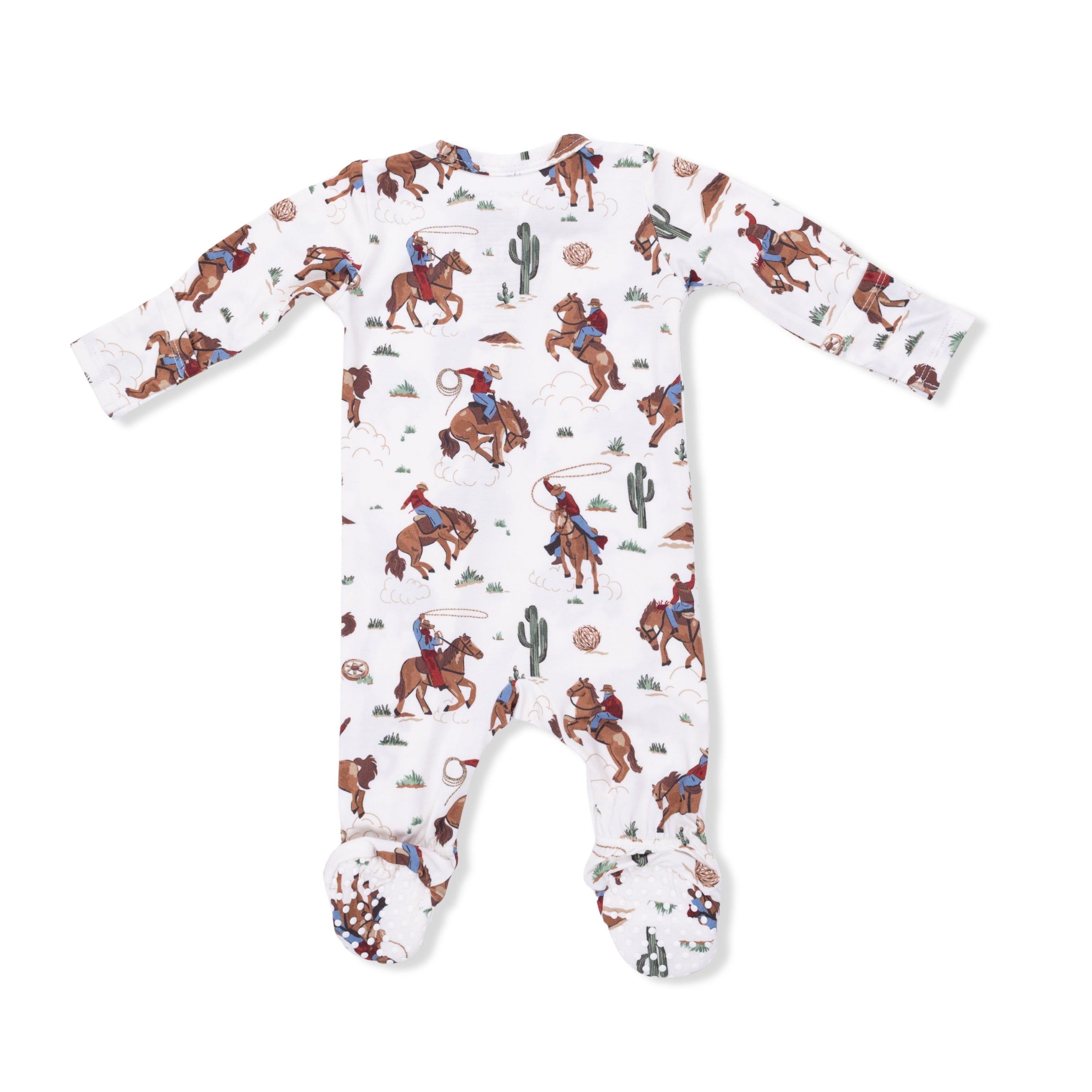 Angel Dear Buckaroo Western 2-Way Zipper Footie