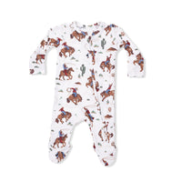 Angel Dear Buckaroo Western 2-Way Zipper Footie