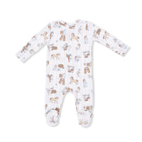 Angel Dear Cowboy Nursery 2-Way Zipper Footie