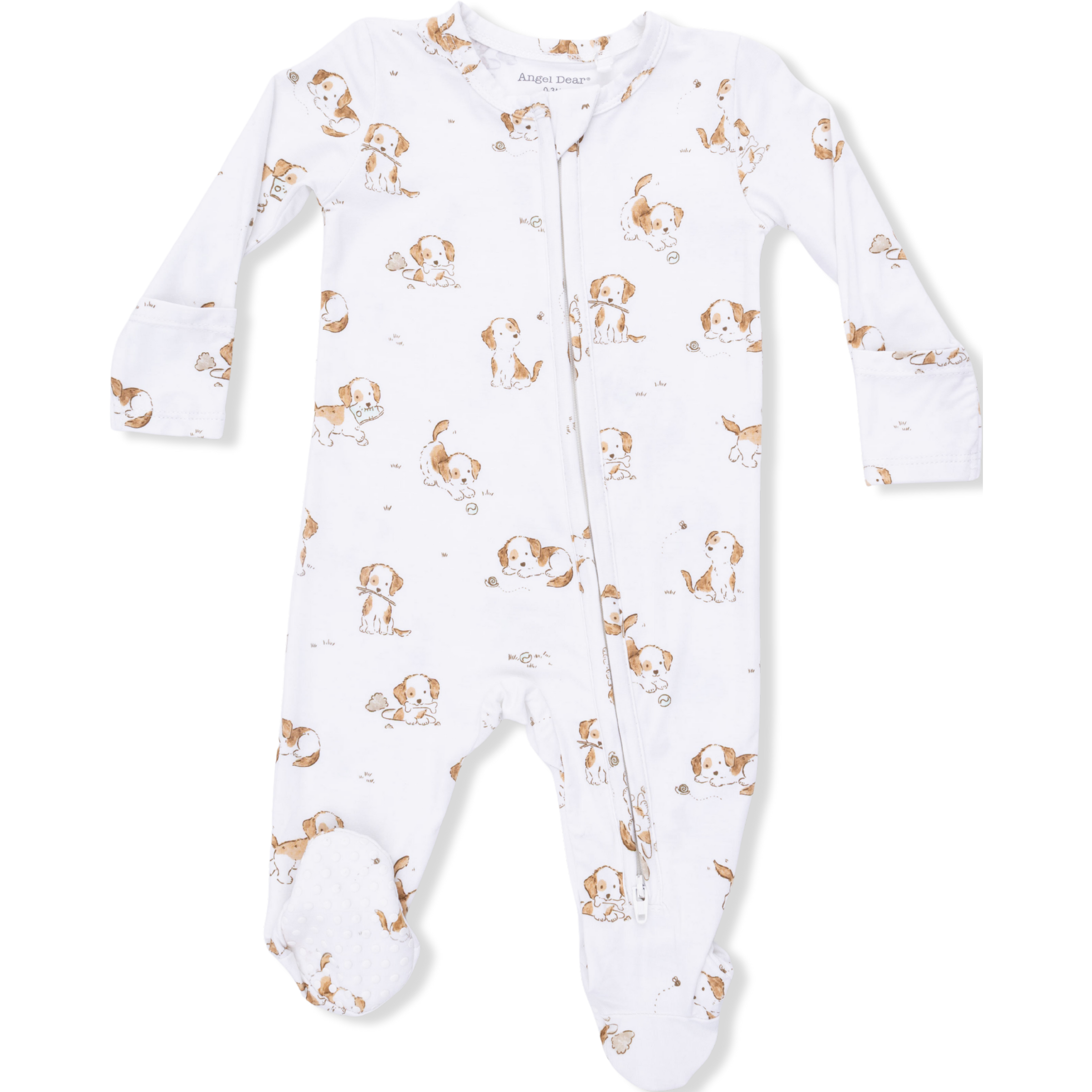Angel Dear Explorer Puppy 2-Way Zipper Footie