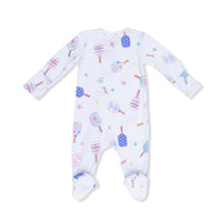 Angel Dear Floral Pickleball 2-Way Zipper Footie