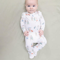 Angel Dear Golfing Teddy Bears 2-Way Zipper Footie