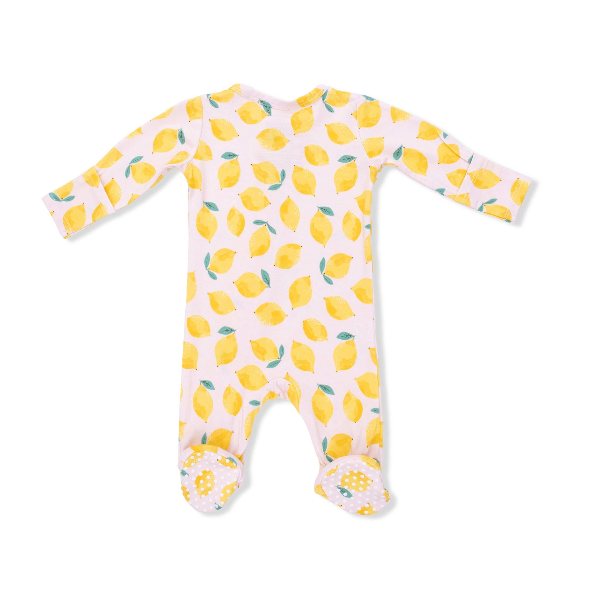Angel Dear Sunny Lemons 2-Way Zipper Footie