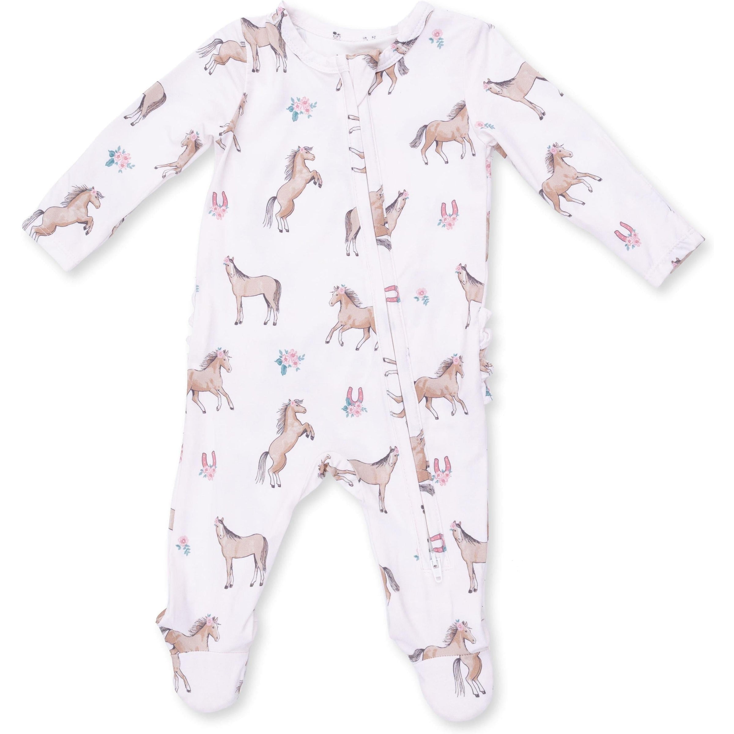Angel Dear I Love Horses Convertible Romper