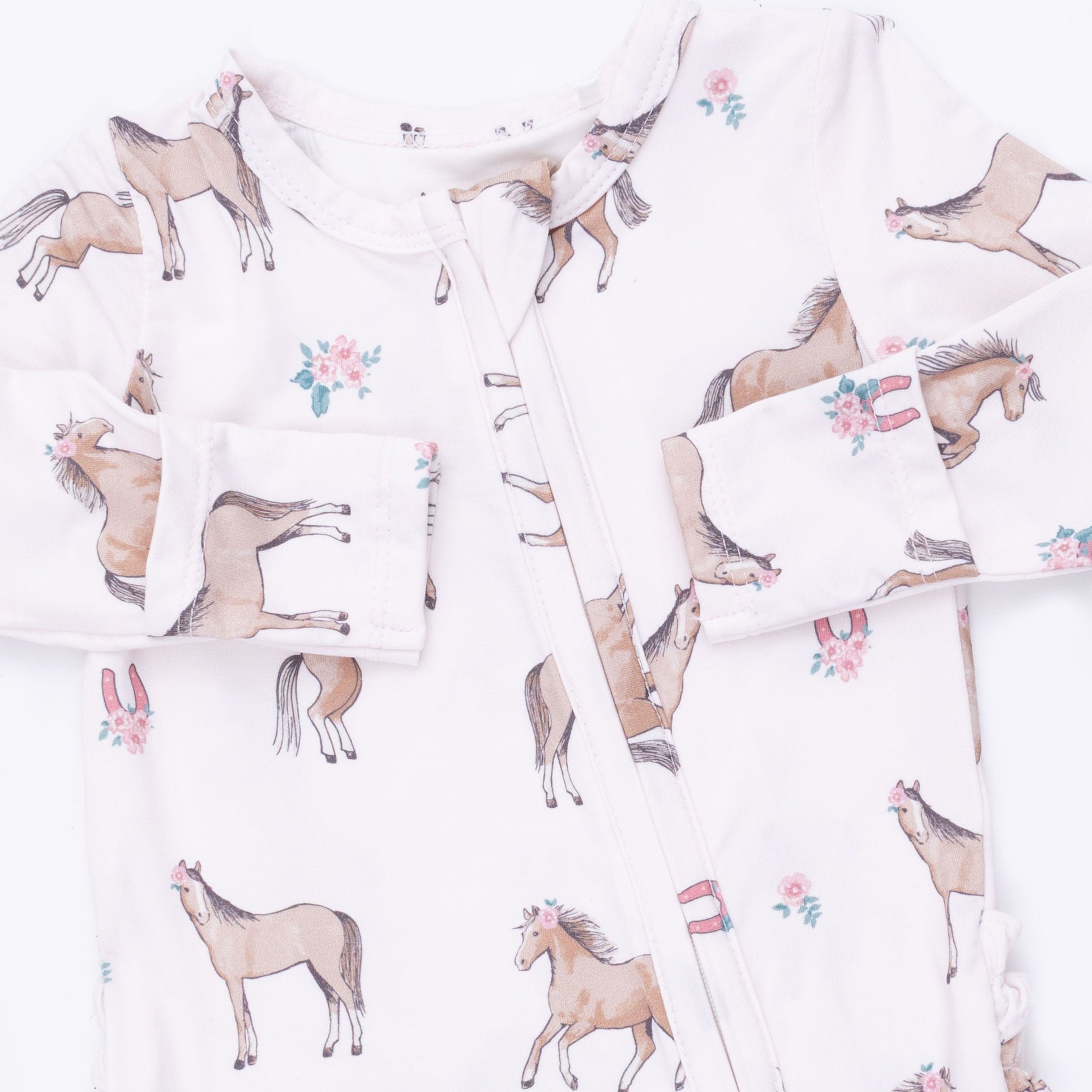 Angel Dear I Love Horses Convertible Romper