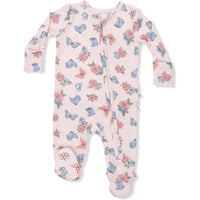 Angel Dear Country Girl Boots 2-Way Ruffle Back Zipper Footie