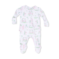 Angel Dear Pretty Golf 2-Way Ruffle Back Zipper Footie