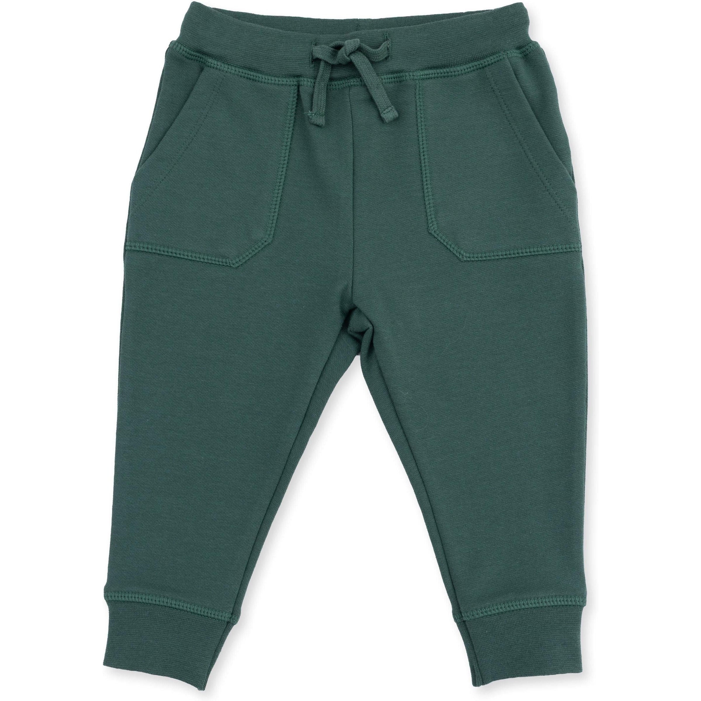 Angel Dear Solid Smoke Pine Jogger Pant
