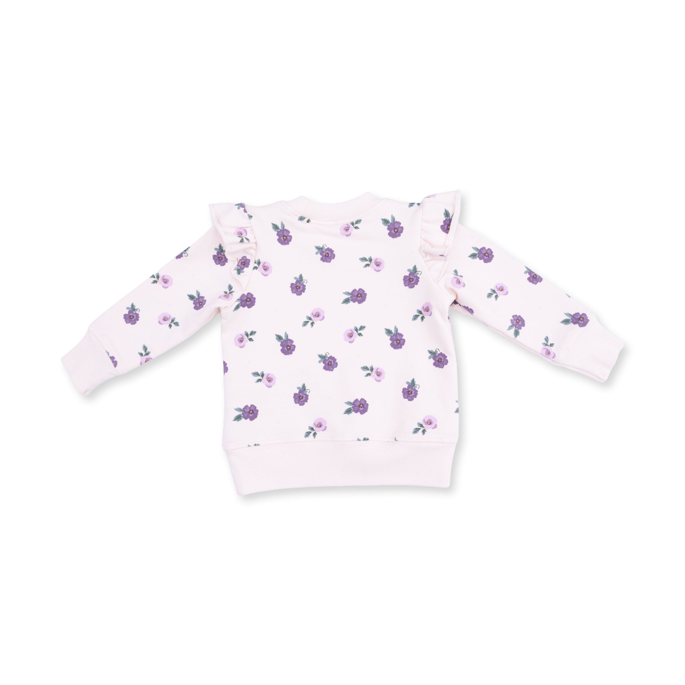 Angel Dear Violetta Floral Ruffle Sweatshirt & Legging