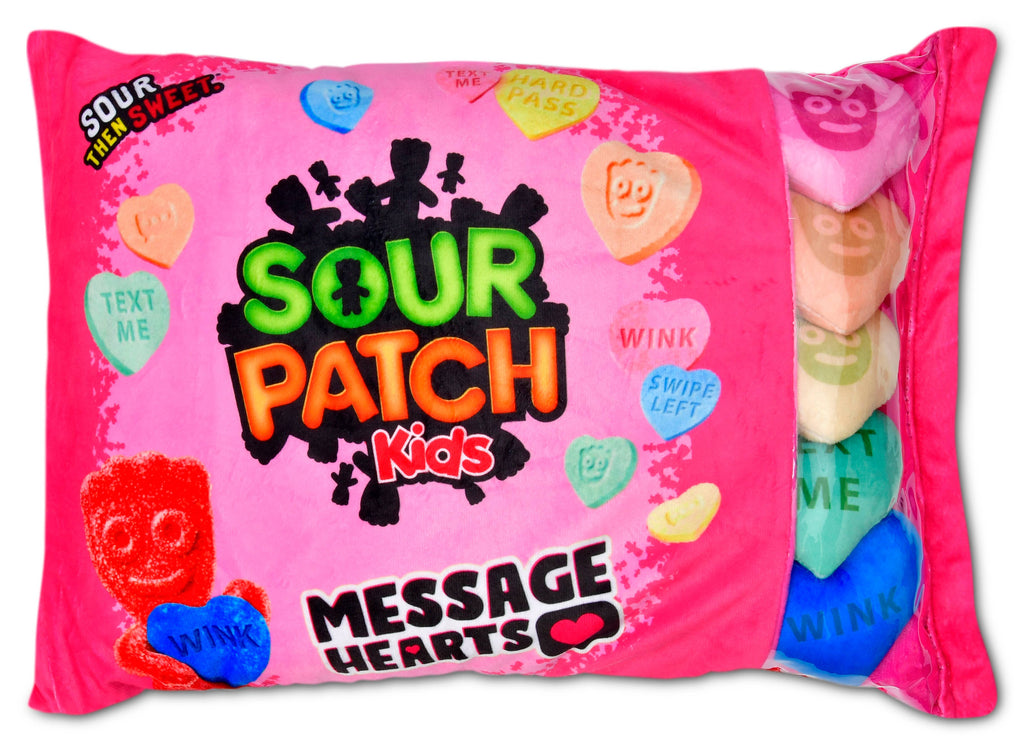 Sour Patch Kids Plushie Blind Bag - 6.5" Mini Soft Clip-On Buddy For Backpacks, Keyrings, Surprise Assorted Colors