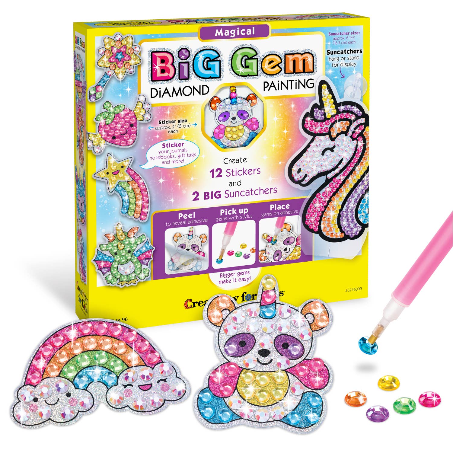 Faber-Castell / Creativity for Kids - Big Gem Diamond Painting – Magical DIY Craft for Kids