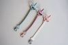 Itzy Ritzy Sweetie Strap Silicone One-Piece Pacifier Clips